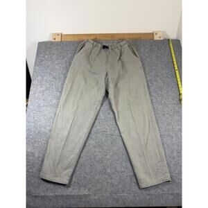 Gramicci Mens Beige Cotton Belted Waist Pants Hiking Outdoor Size Large